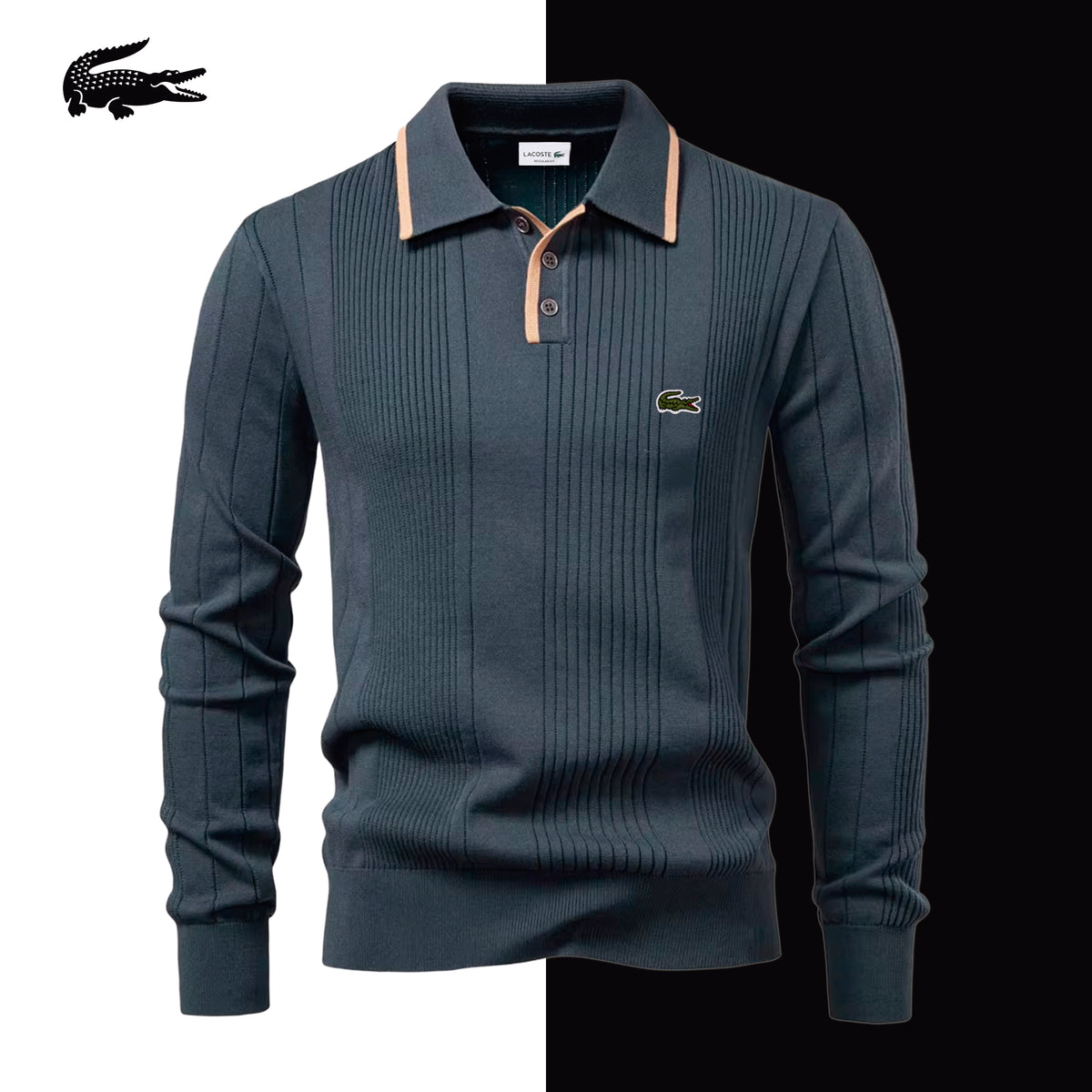 LC The Alford Knitted Polo Sweater